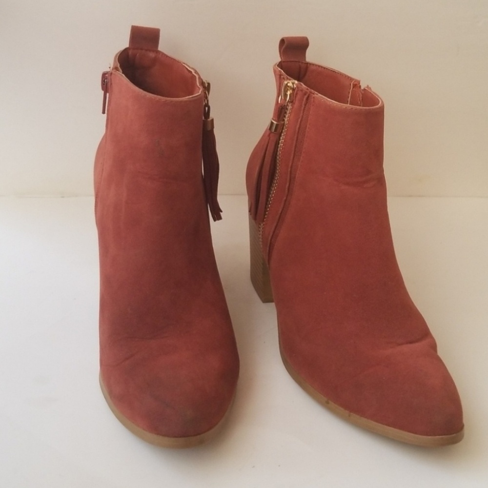 Just Fab boots deena ankle booties sz.8 - Picture 1 of 8